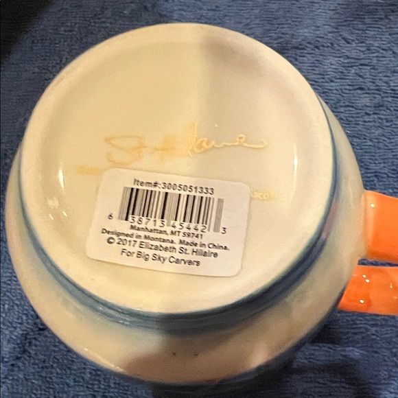 NWT Big Sky Carvers Poppy Flowers Mug - Picture 5 of 6